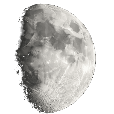 Waxing gibbous moon